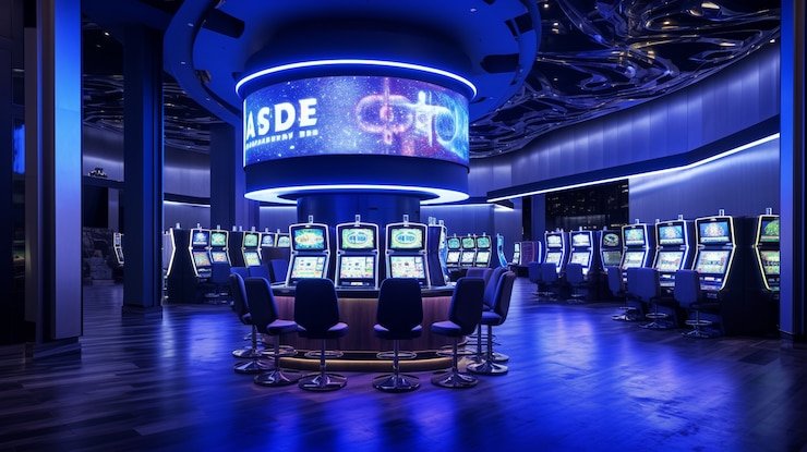 Tampilan gameplay Joker Gaming di platform amin4d dengan kontrol taruhan dan tombol putar